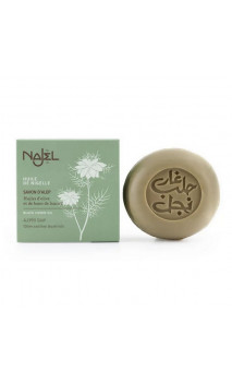 Savon d'Alep à l'huile de nigelle - Savon rééquilibrant - Najel - 100 g.