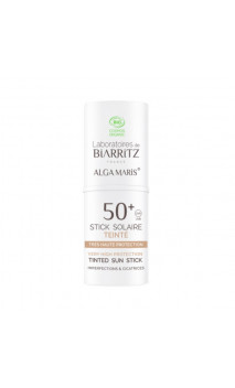 Stick Protecteur solaire naturel TEINTÉ SPF 50+ - ALGA MARIS - 9 ml.