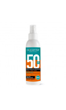 Spray solaire BIO SPF 50 - Enfant et Adultes - Biocenter - 150 ml.