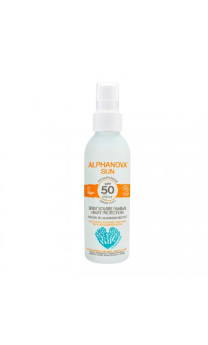 Protector solar natural factor 50+  Alphanova Sun - 50 gr.