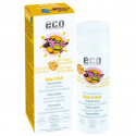 Crema solar ECO Baby & Kids SPF 50+ muy alta protección - Granada y Oliva - EcoCosmetics - 50 ml