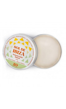 Protecteur solaire BIO SPF50 - Sans dioxyde de titane & Sans parfum - Sol de Ibiza - 100 ml.