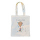 Sac en coton bio solidaire ImpulsaT - Anses longues - 38x42 cm - 1 U.