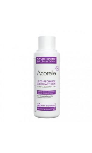 Déodorant bio Roll-on Spécial Peau sensible - Acorelle - 50 ml.
