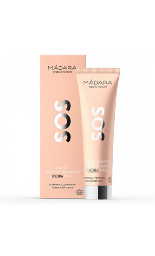 Mascarilla facial ecológica SOS Hidratante & Calmante - MÁDARA - 60 ml.