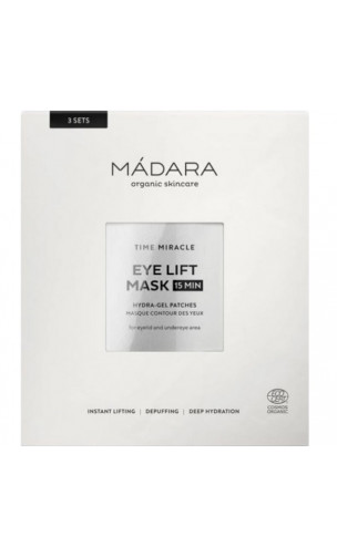 Masque yeux BIO Time Miracle Hydra-Gel Patch - MÁDARA - 3 paires