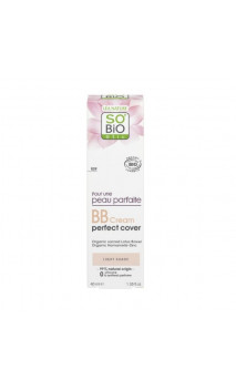 BB Cream BIO Perfect cover 01 Light - FPS 10 - SO'BiO étic - 40 ml.