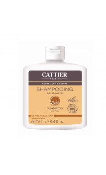 Shampooing bio au Lait d'Avoine - Usage fréquent - Cattier - 250 ml.