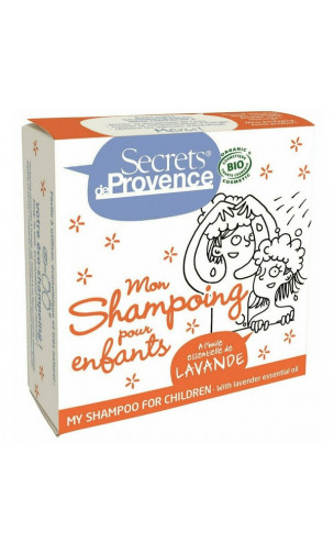 Champú sólido bio para niños - Secrets de Provence - 85 gr.