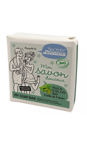 Jabón ecológico con aceite de oliva & hoja de higo - Secrets de Provence - 100 gr.