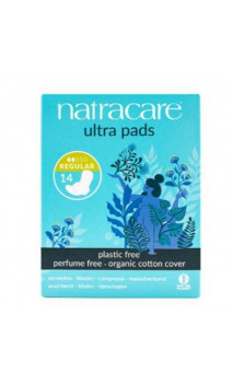 Serviette hygiénique Ultra Normal avec ailettes - Natracare - 14 Unités