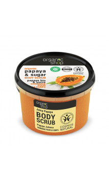Exfoliante corporal natural - Jugosa Papaya - Organic Shop - 250 ml.