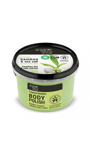 Exfoliante corporal natural - Bambú Tropical - Organic Shop - 250 ml.