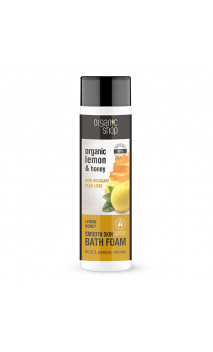 Bain moussant naturel - Douceur - Citron & Miel - Organic Shop - 500 ml.