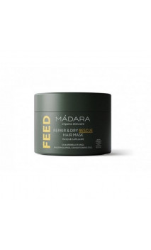 Masque réparateur naturel FEED - Cheveux secs - MÁDARA - 180 ml.