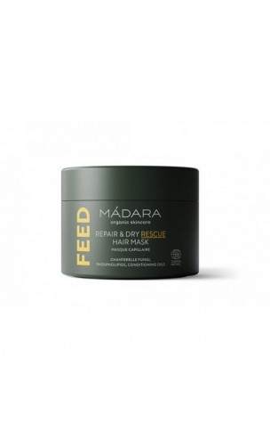 Mascarilla capilar natural FEED - Cabello seco & dañado - MÁDARA - 180 ml.