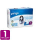 Couches écologiques Talle 1 Newborn 2-5 Kg - 54 unités - 2 pack x 27 u. - PINGO