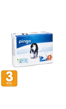 Pañales ecológicos Talla 3 MIDI 4-9 Kg- 44 unidades - PINGO