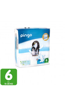 Pañales ecológicos Talla 6 XL 15-30 Kg- 32 unidades - PINGO