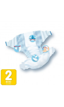 Couche écologique Taille 2 MINI 3-6 Kg- 1 unité  - PINGO