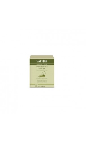 Argile Verte naturelle Surfine - Cattier -  1 kg.