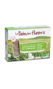 Tartine bio Sarrasin sans Gluten - Le pain des fleurs - Grand format - 300g