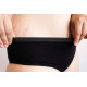 Classique ESSENCE Noire - Modéré - Culotte menstruelle Coton BIO GOTS  - Cocoro Intim - 1 unité