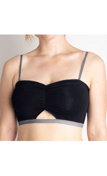 Bandeau Algodón orgánico GOTS - Clásica ESSENCE Gris - Cocoro Intim - 1 unidad