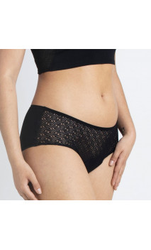 Classique MOERI PLUS Noire - Abondant -  Culotte menstruelle Coton BIO GOTS  -  Cocoro Intim - 1 unité