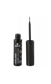 Eyeliner liquide BIO KAKI Satiné - Avril - 3,5 ml.