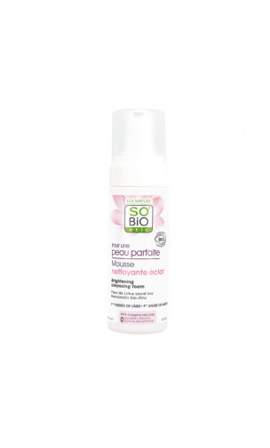 Mousse nettoyante BIO clarifiante 2 en 1 - Pour une peau parfaite - So'Bio Étic - 150 ml.