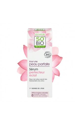 Sérum Corrector ecológico Unificante - Pour une peau parfaite - So'Bio Étic - 30 ml.