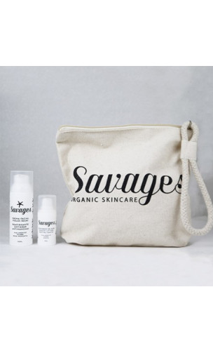 Peau Sèche et Contour des yeux - Soin anti-âge - Pack cadeau bio de Savages