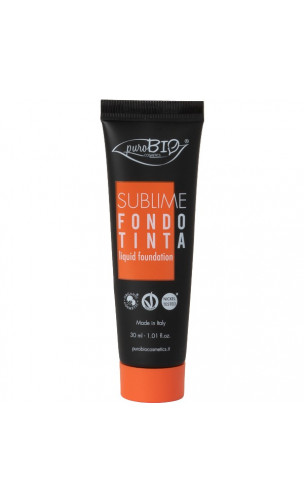 Fond de teint fluide BIO “Sublime” 02 Clair - PuroBIO - 30 ml.