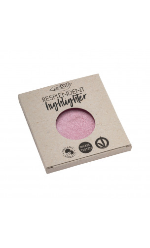 Recarga Polvos Compactos ecológicos Iluminadores ROSA 02 - PuroBIO - 9 gr.