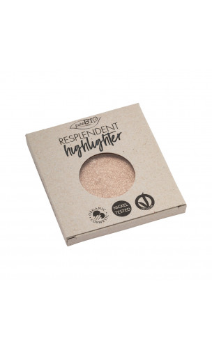 Recarga Polvos Compactos ecológicos Iluminadores CHAMPAGNE 01 - PuroBIO - 9 gr.