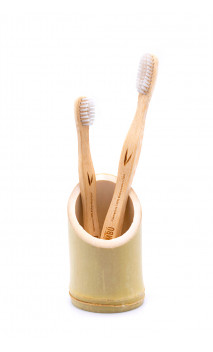 Porte-brosse à dents en bambou - 1 unité - Biobambú