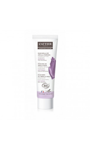 Máscarilla ecológica arcilla purpura - Iluminadora - Cattier - 100 ml