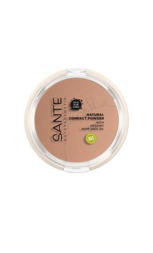Maquillaje compacto ecológico Polvo / Crema 02 Beige - SANTE - 9 g.