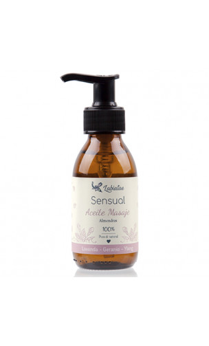 Huile de massage bio  Sensuelle - Labiatae - 125 ml.