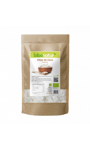 Chips de coco crudo Bio - Bibonatur - 150 g