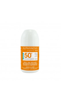 Protector solar roll-on natural factor 50+ - Alphanova Sun - 50 ml.