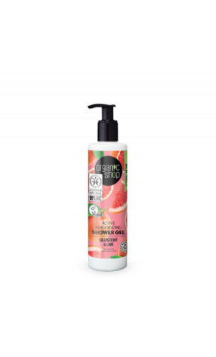 Gel de ducha natural Tonificante - Toque de pomelo - Organic Shop - 280 ml