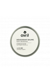 Déodorant BIO - Baume à l'huile de coco - Sans parfum - Avril - 75g