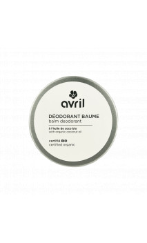 Desodorante ecológico - Bálsamo de aceite de coco - Sin perfume  - Avril - 75g