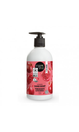 Jabón de manos natural - Vitaminas - Pomegranate Bracelet - Organic Shop - 500 ml