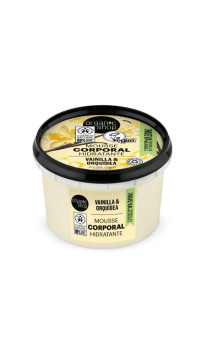 Mousse corporal natural - Hidratante -  Vanilla Bourbon - Organic Shop - 250 ml