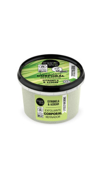 Exfoliante corporal natural - Refinador - Citronela - Organic Shop - 250 ml.