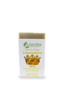 Savon d'Alep Légendaire Laurier 75 – Première pression - Lauralep - 150 gr.