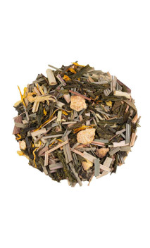 Té verde Smiling Buddha (Jengibre & Limón) - Elements - Té natural a granel - Alveus - 100 g.